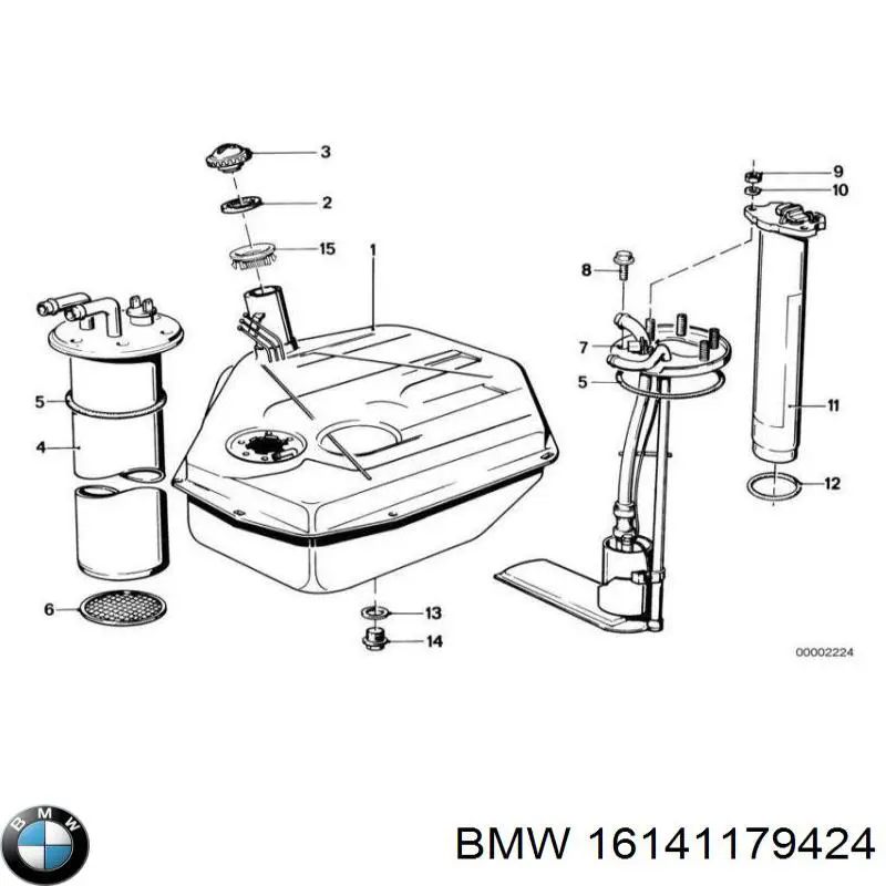 Купити 16141179424 BMW 