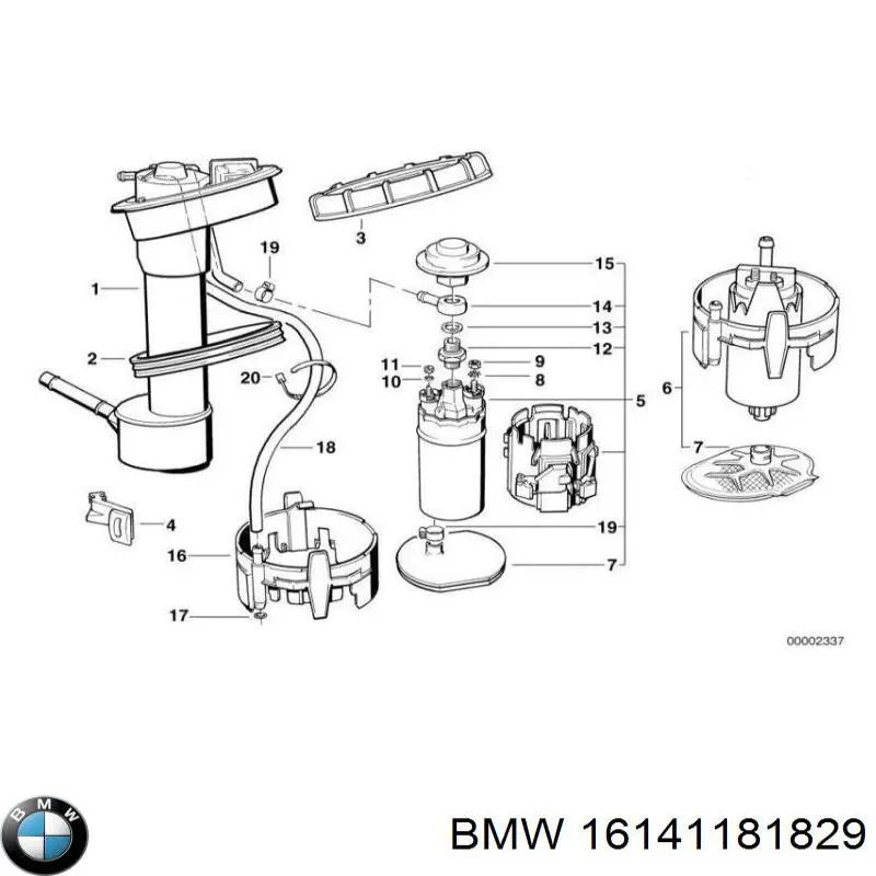 16141181829 BMW Фільтр палива