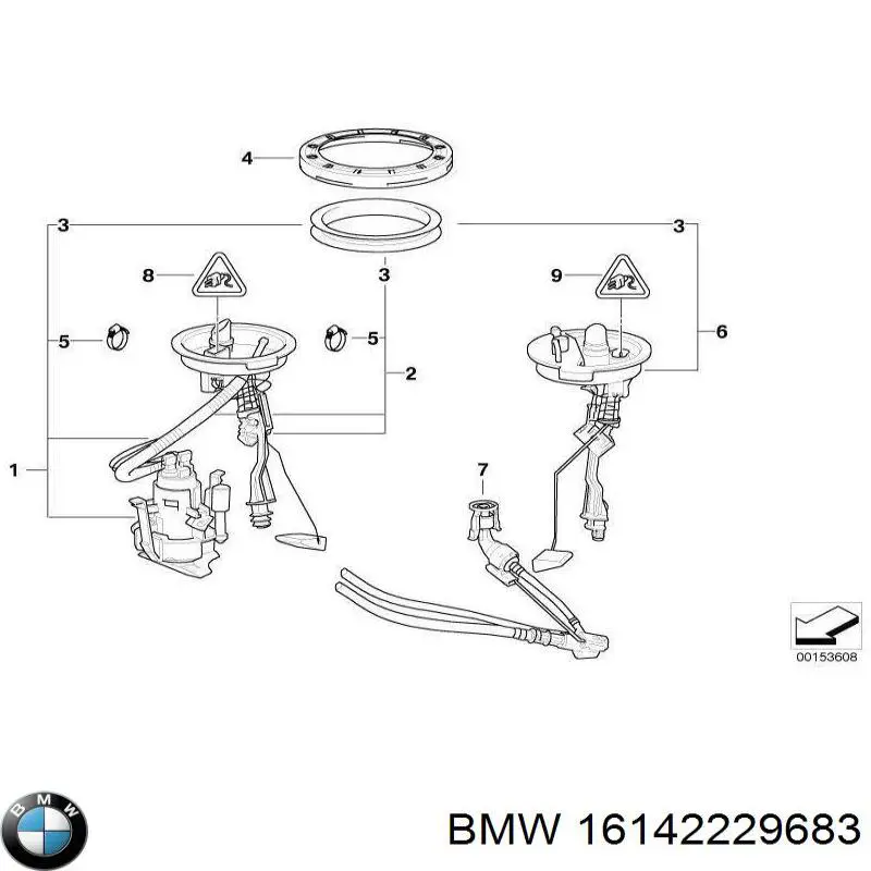 Купити 16142229683 BMW Датчик рівня палива в бензобаку