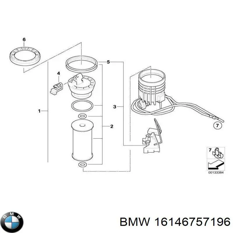 16146757196 BMW Фільтр палива