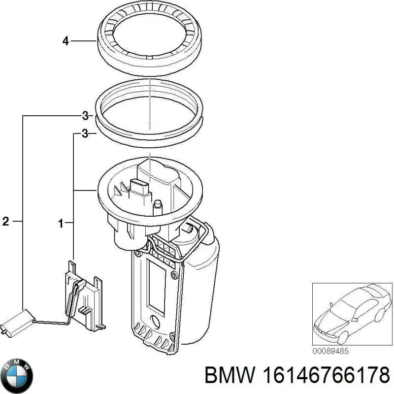 Датчик покажчика рівня палива BMW 16146766178 ціна, від 63.33 USD