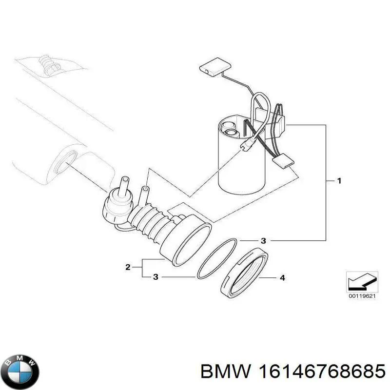 Купити 16146768685 BMW 