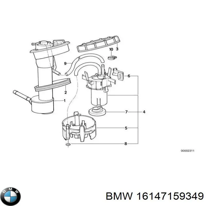 Купити 16147159349 BMW 