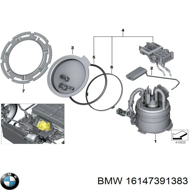 16147426661 BMW Датчик бензобака