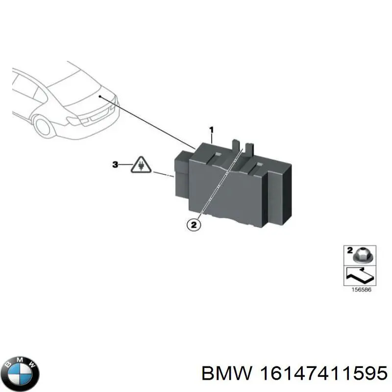 Купити 16147398495 BMW Модуль керування (ЕБУ) паливним насосом