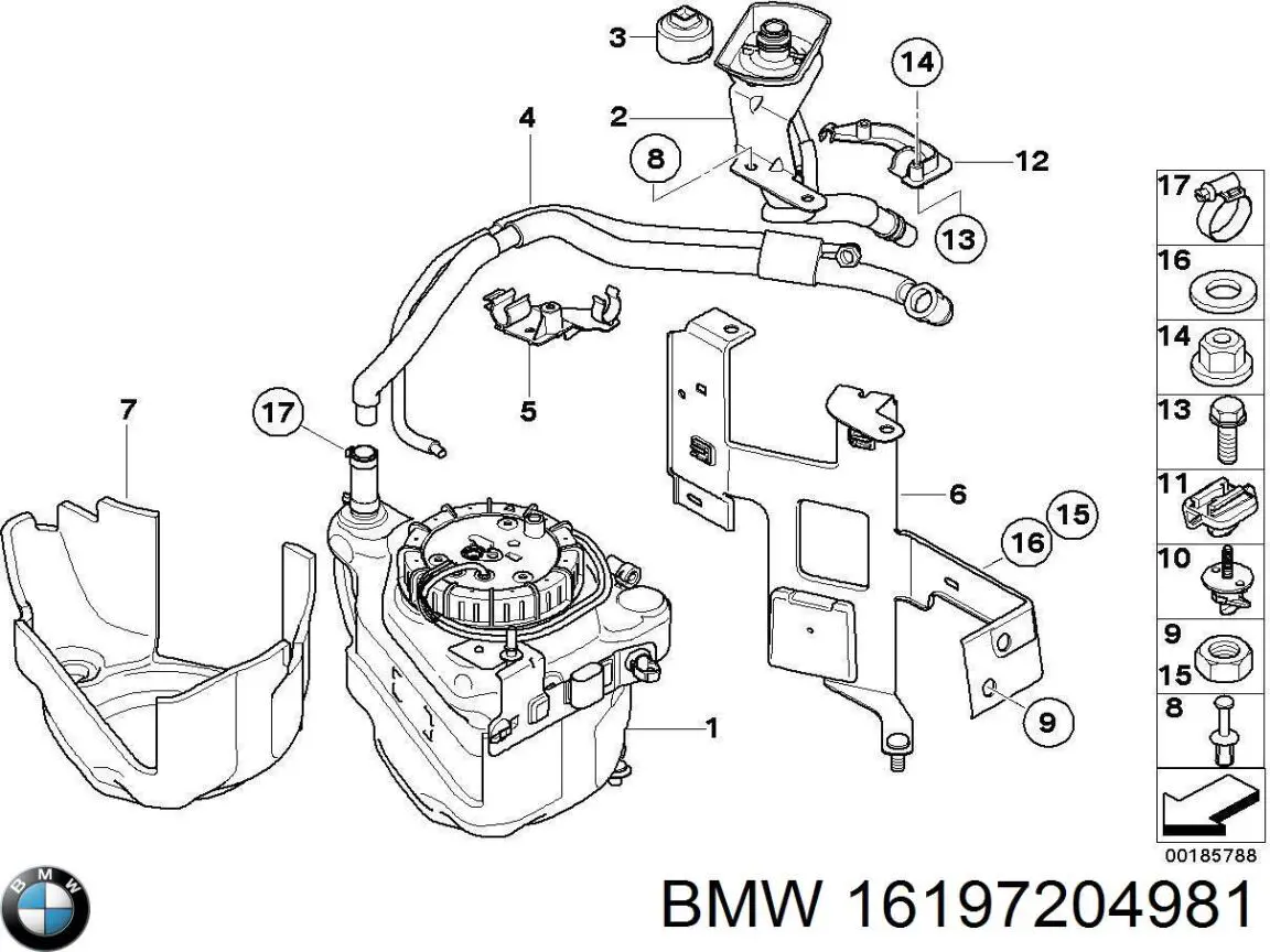  BMW 16197204981 ціна, від 27.83 USD