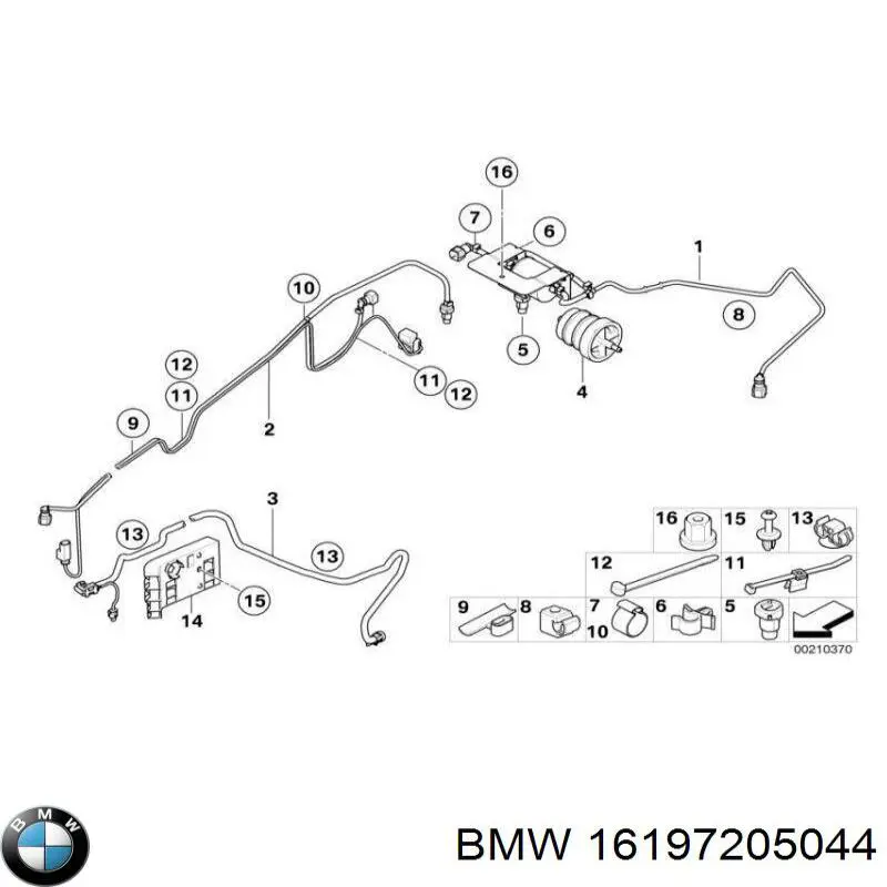  BMW 16197205044 ціна, від 125.56 USD