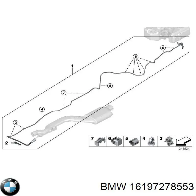  BMW 16197278553 ціна, від 467.22 USD