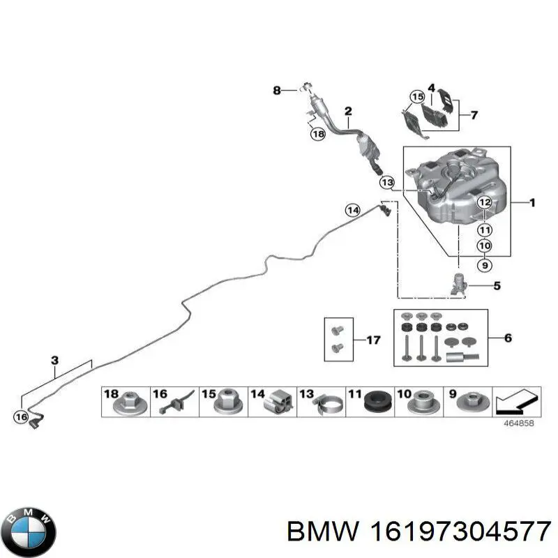 Купити 16197304577 BMW 