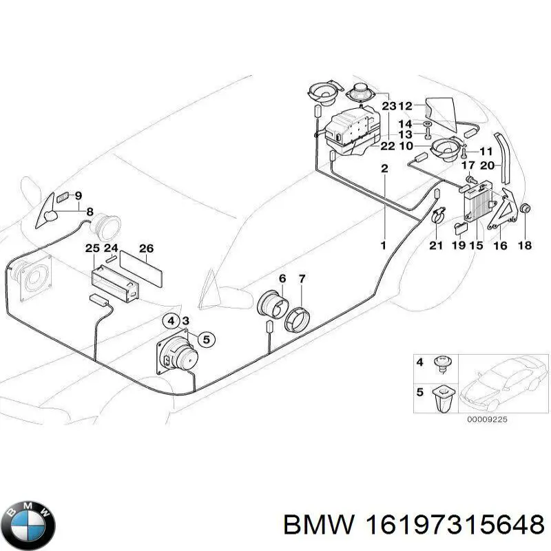 Купити 16197315648 BMW 