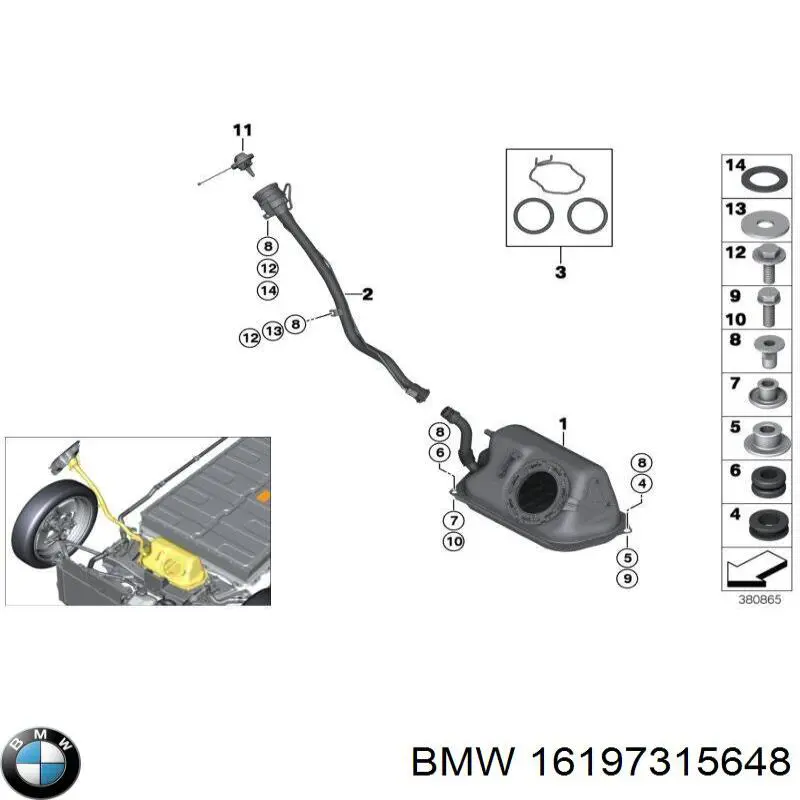  BMW 16197315648 ціна, від 185.28 USD