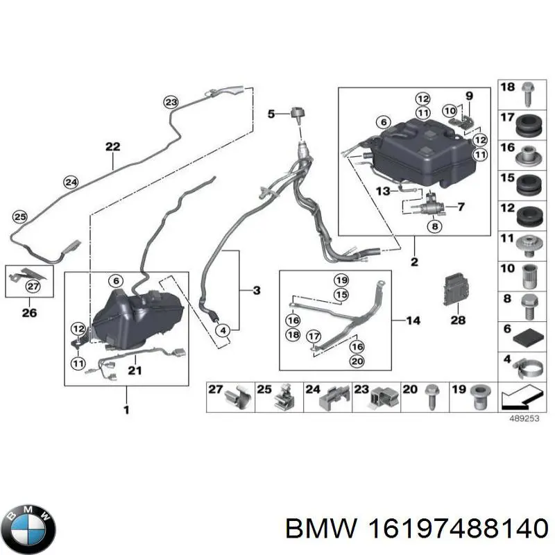 Блок управління AD BLUE 61357394466 BMW