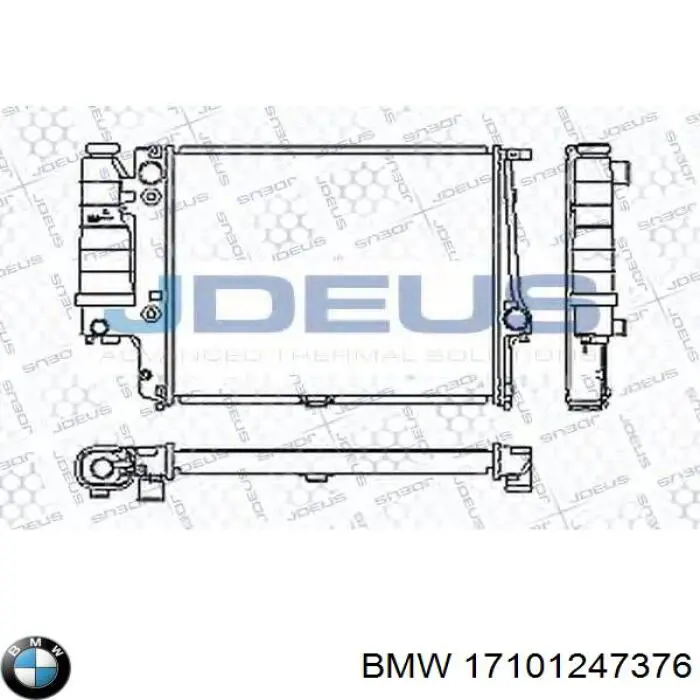 Купити 17101247376 BMW Радіатор двигуна