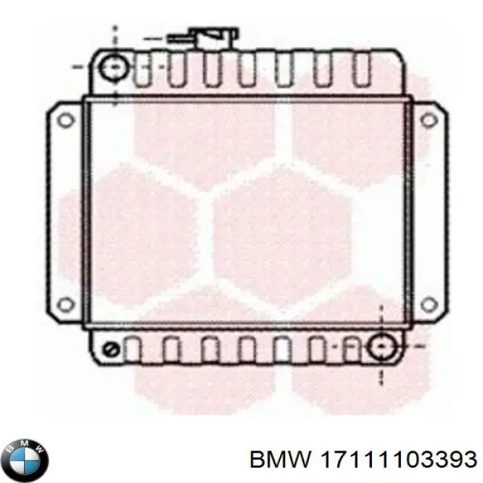 Радіатор охолодження двигуна на BMW 1500-2000 