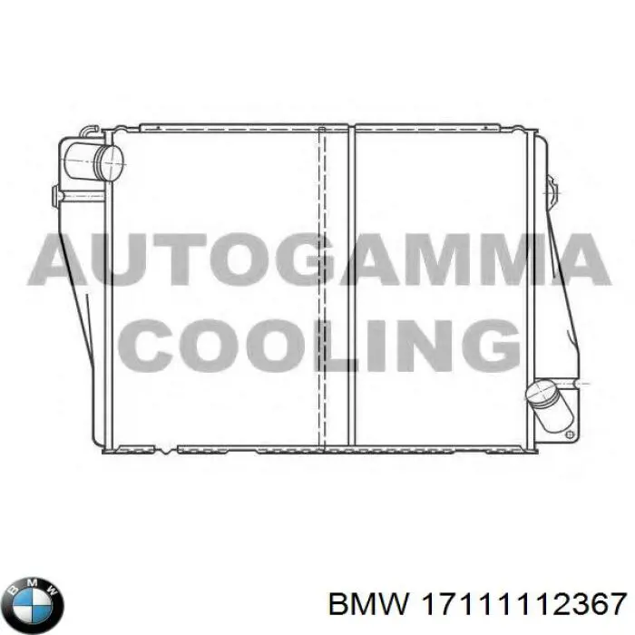Радіатор основний BMW 17111112367 ціна, від 750.45 USD