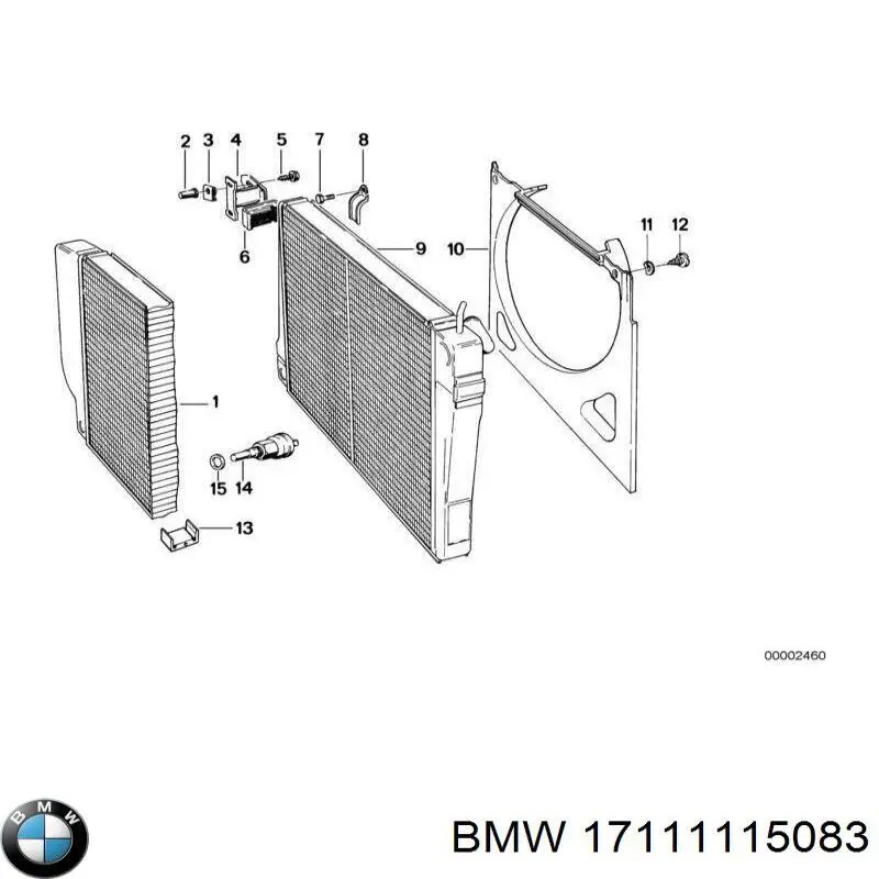  BMW 17111115083 ціна, від 175.64 USD