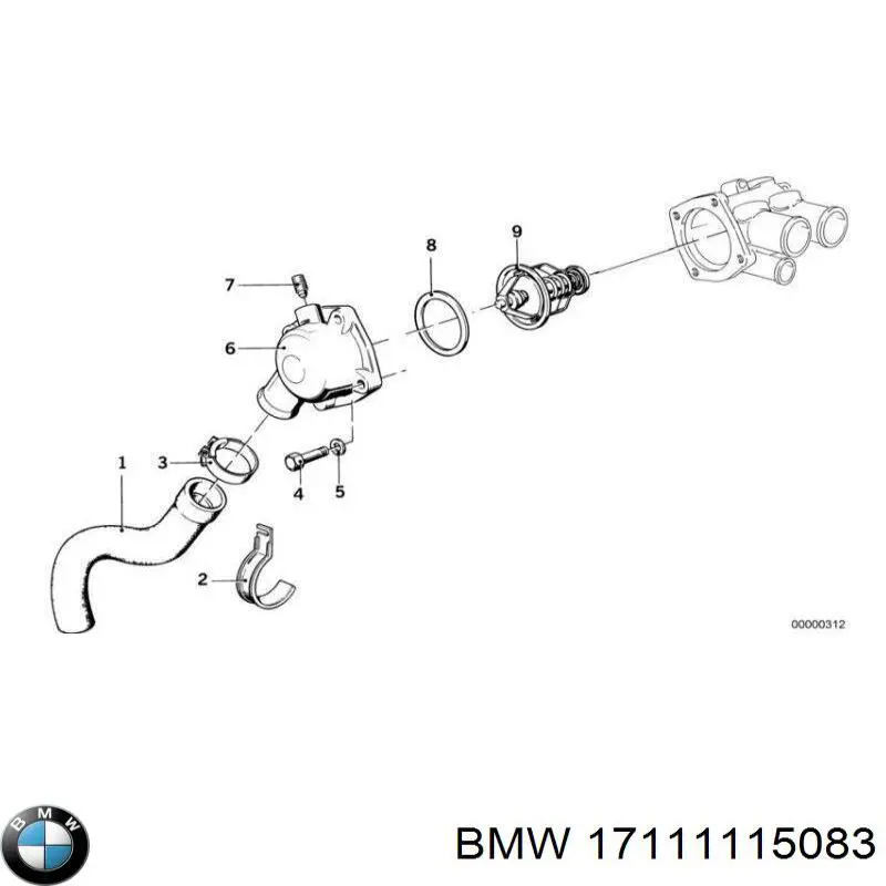 Купити 17111115083 BMW 