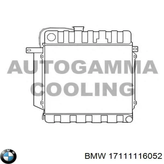 Купити 17111116052 BMW Радіатор двигуна