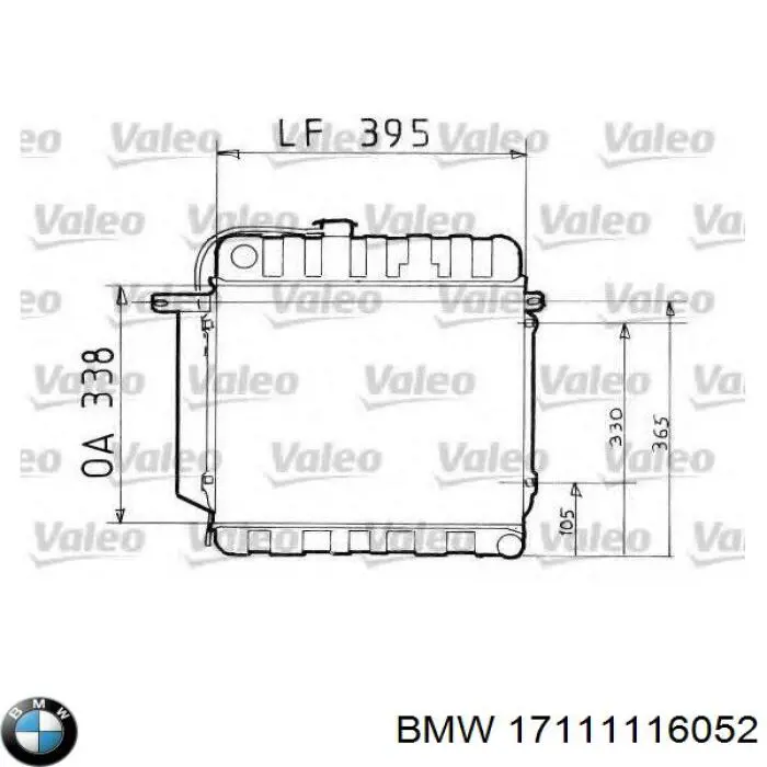 Радіатор основний BMW 17111150547 ціна, від 626.70 USD