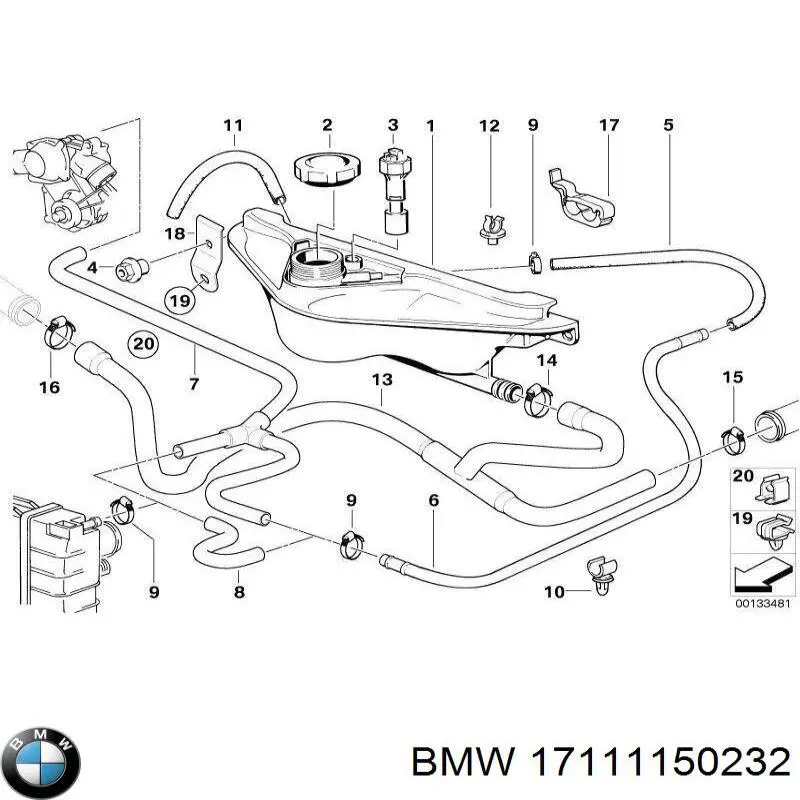 17111150232 BMW 