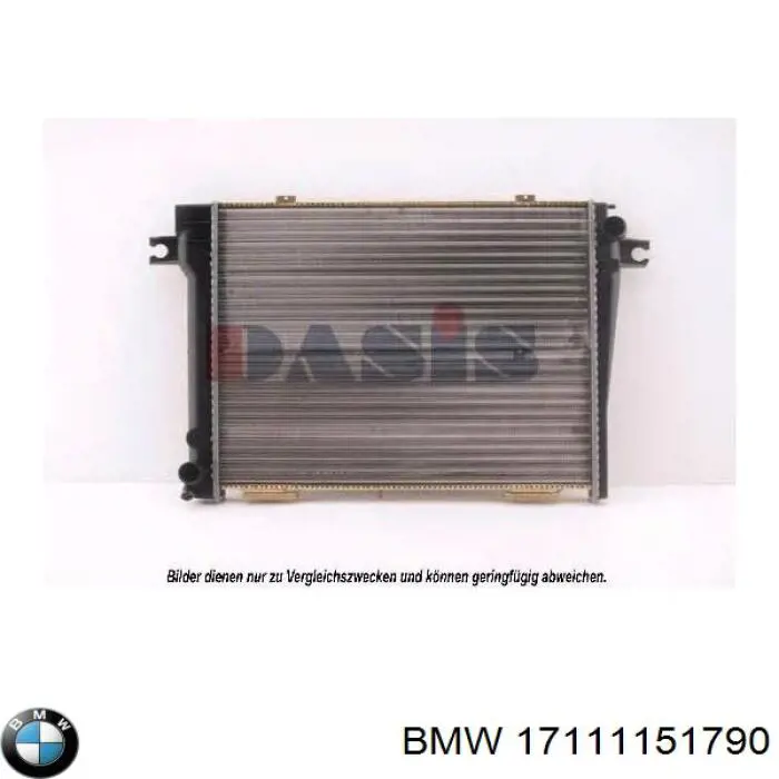 Радіатор основний BMW 17111468063 ціна, від 688.34 USD