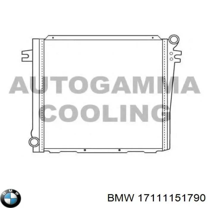 Купити 17111468063 BMW Радіатор двигуна