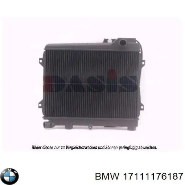 Радіатор основний BMW 17111176187 ціна, від 545.44 USD