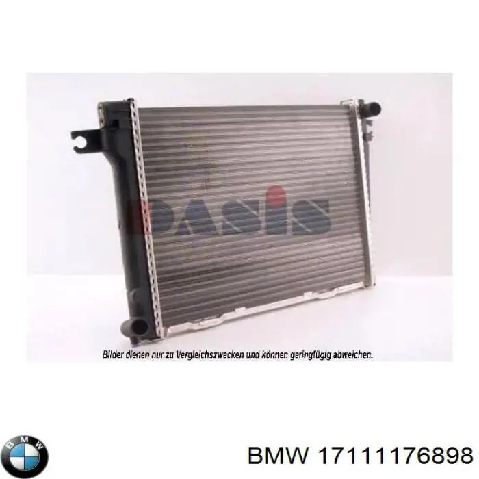17111176898 BMW радіатор охолодження двигуна