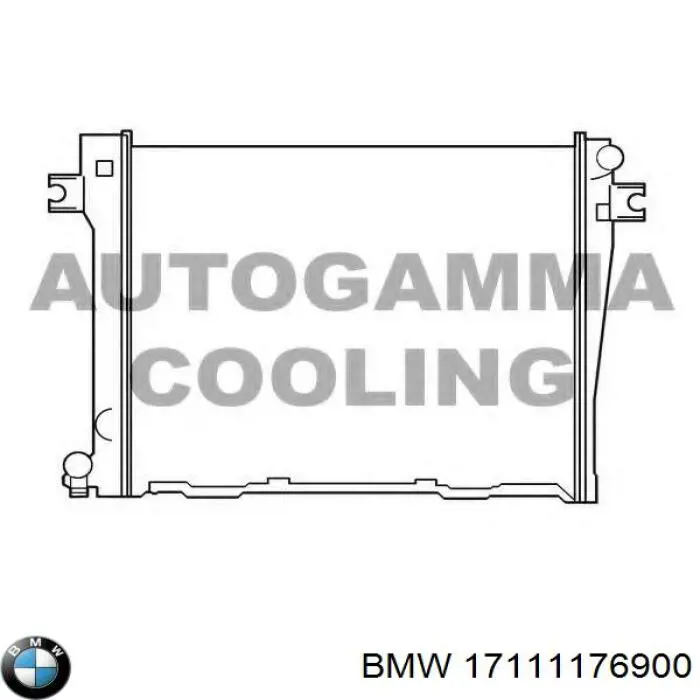 Купити 17111176900 BMW Радіатор двигуна
