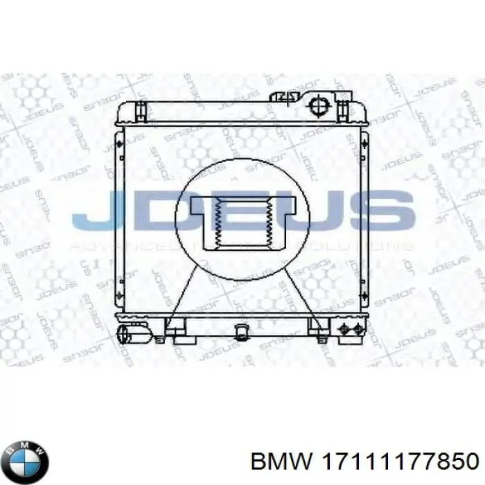 Купити 17111177850 BMW Радіатор двигуна