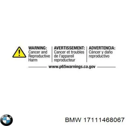 17111468067 BMW радіатор охолодження двигуна
