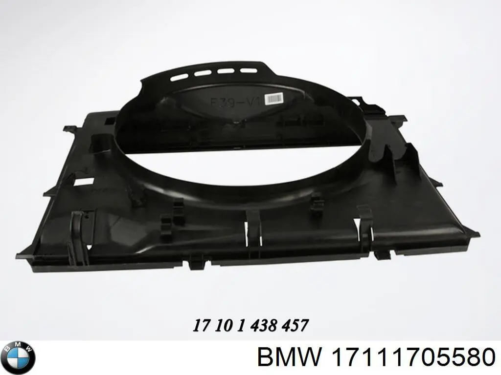 Дифузор (кожух) радіатора охолодження BMW 17111705580 ціна, від 65.42 USD