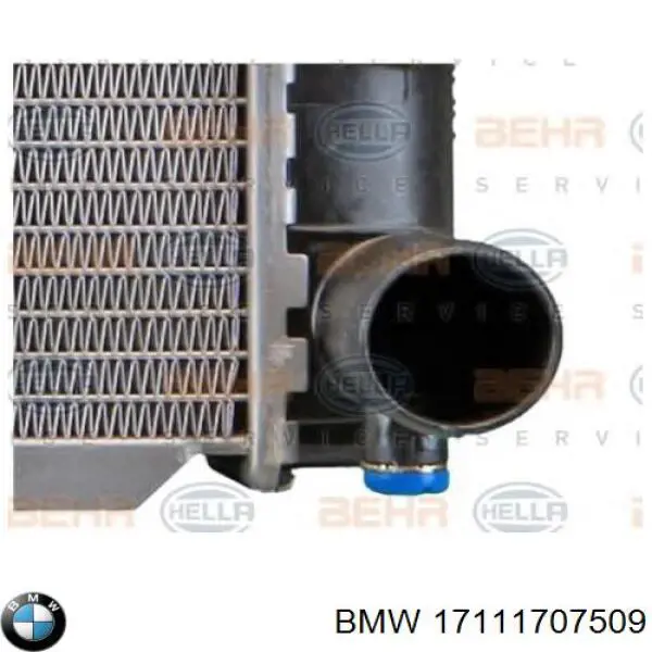 17111707509 BMW радіатор охолодження двигуна