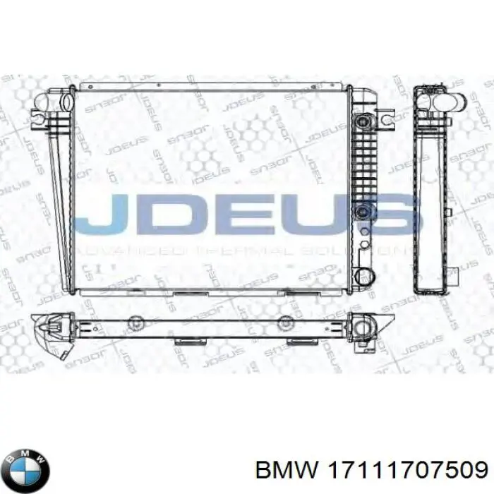 Купити 17111707509 BMW Радіатор двигуна
