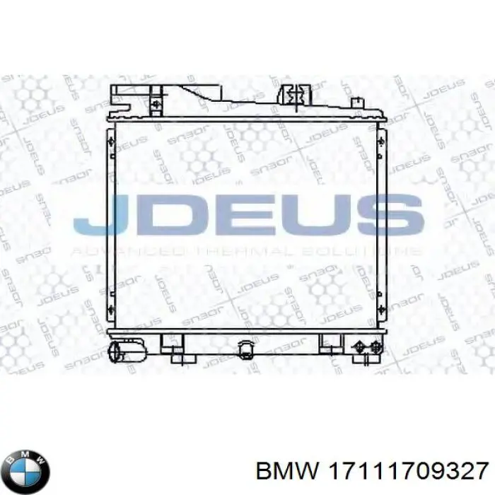 Радіатор основний BMW 17111709327 ціна, від 806.66 USD