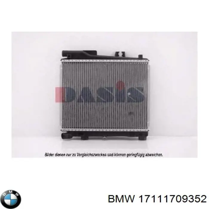 17111709352 BMW радіатор охолодження двигуна