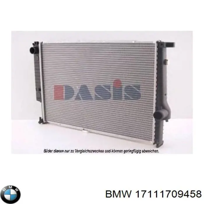 17111709458 BMW радіатор охолодження двигуна