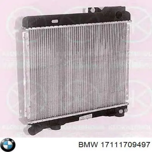 Радіатор 17111709497 BMW