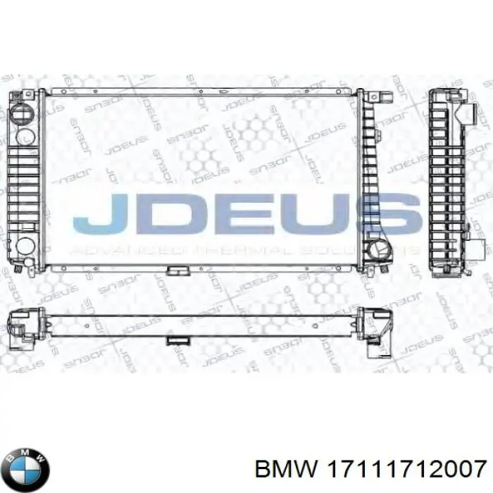 Купити 17111712007 BMW Радіатор двигуна