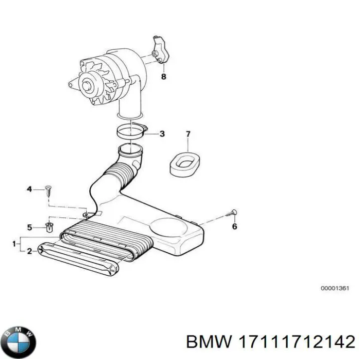  BMW 17111712142 ціна, від 10.41 USD