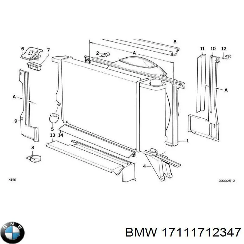  BMW 17111712347 ціна, від 7.27 USD