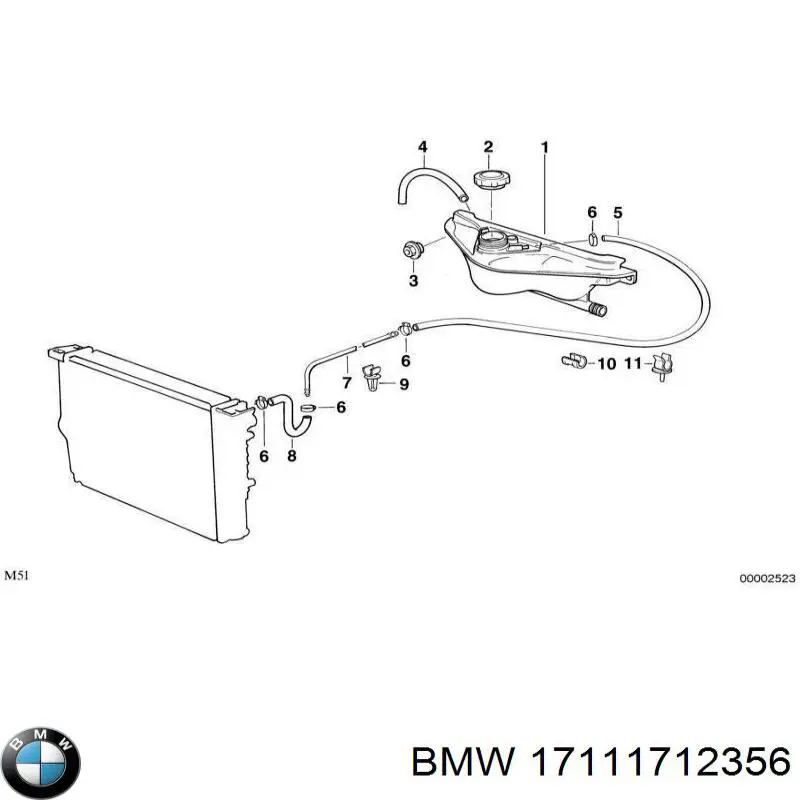  BMW 17111712356 ціна, від 13.89 USD