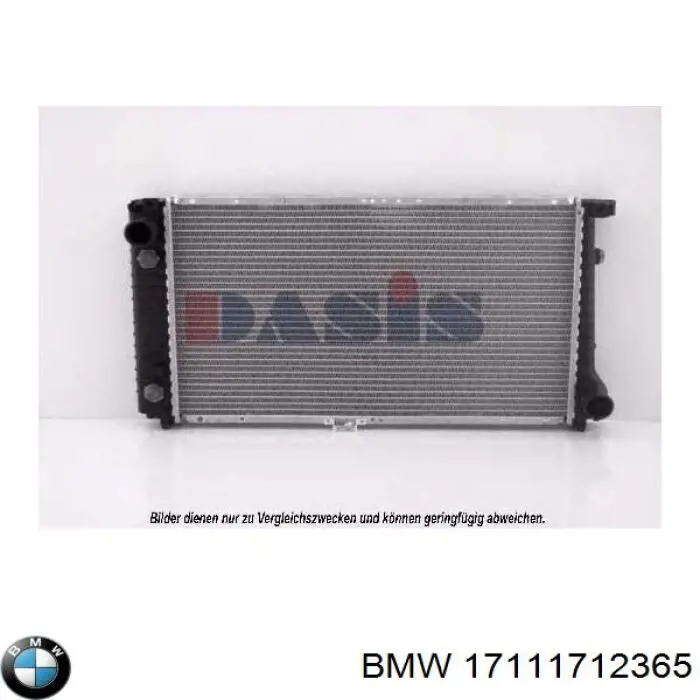17111712365 BMW радіатор охолодження двигуна