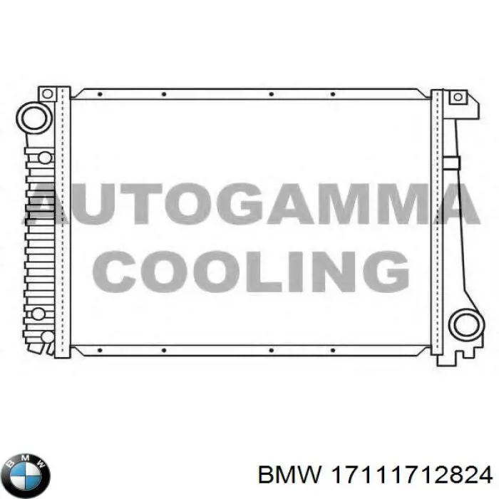 Радіатор основний BMW 17111712824 ціна, від 48.53 USD