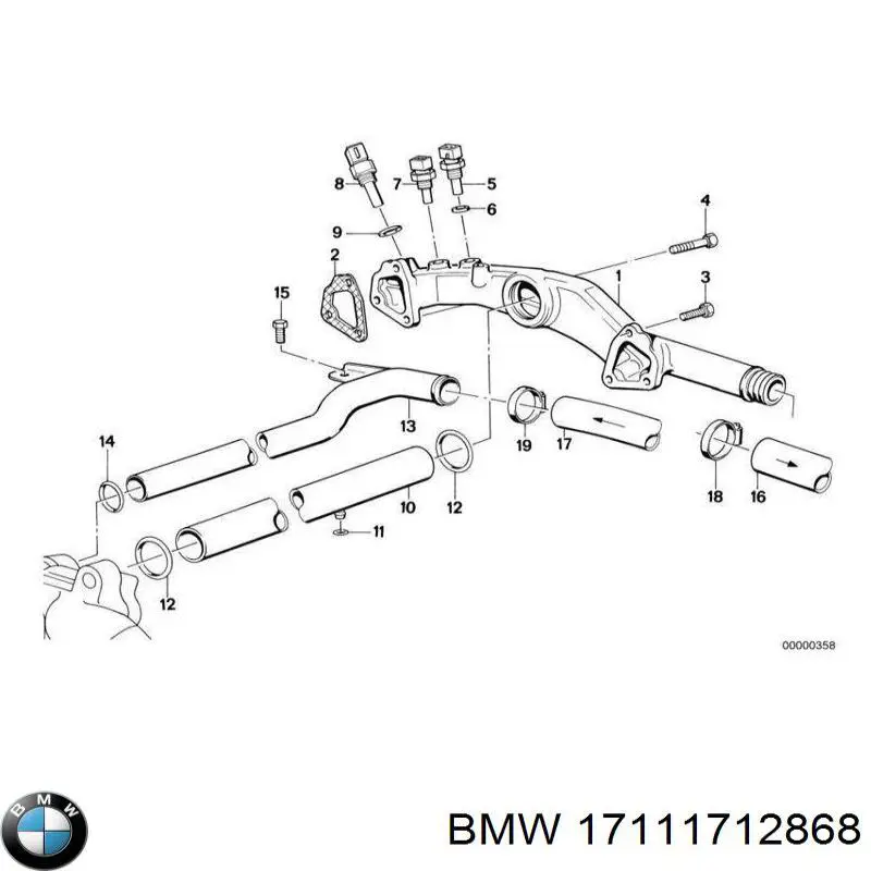 Купити 17111712868 BMW 