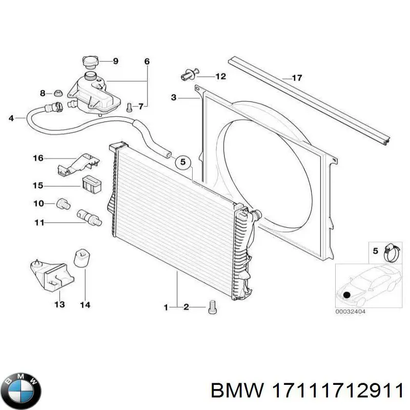 Кріплення глушника заднє BMW 17111712911 ціна, від 4.08 USD