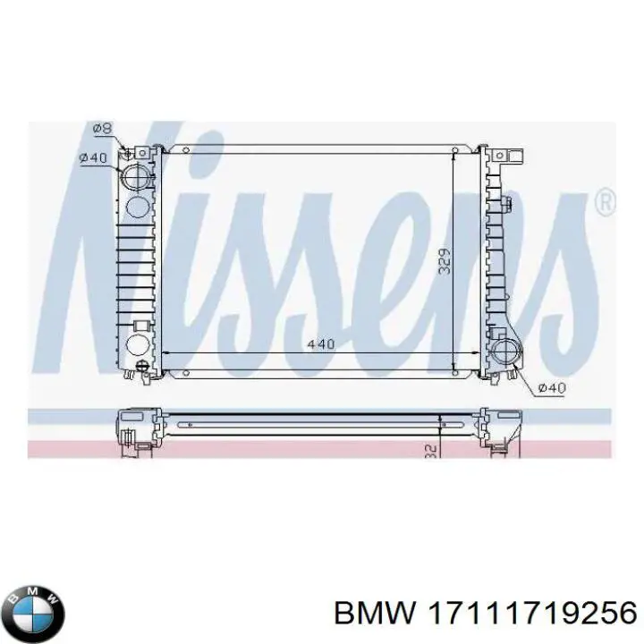 Радіатор основний BMW 17111719256 ціна, від 73.82 USD
