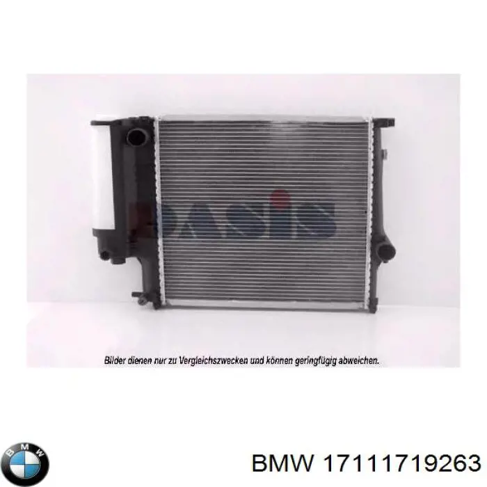 17111719263 BMW радіатор охолодження двигуна