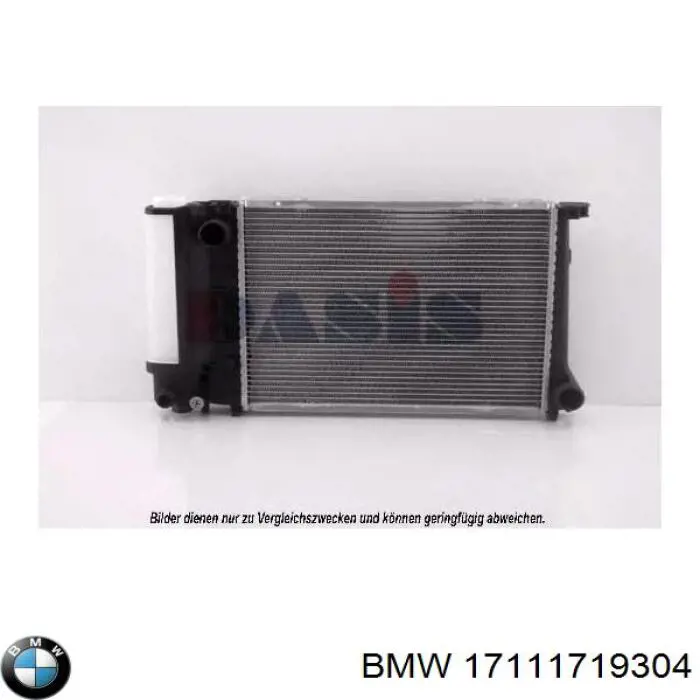 Купити 17111719304 BMW Радіатор двигуна