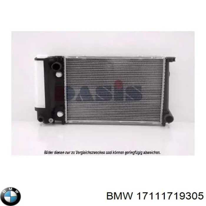 Купити 17111719305 BMW Радіатор двигуна